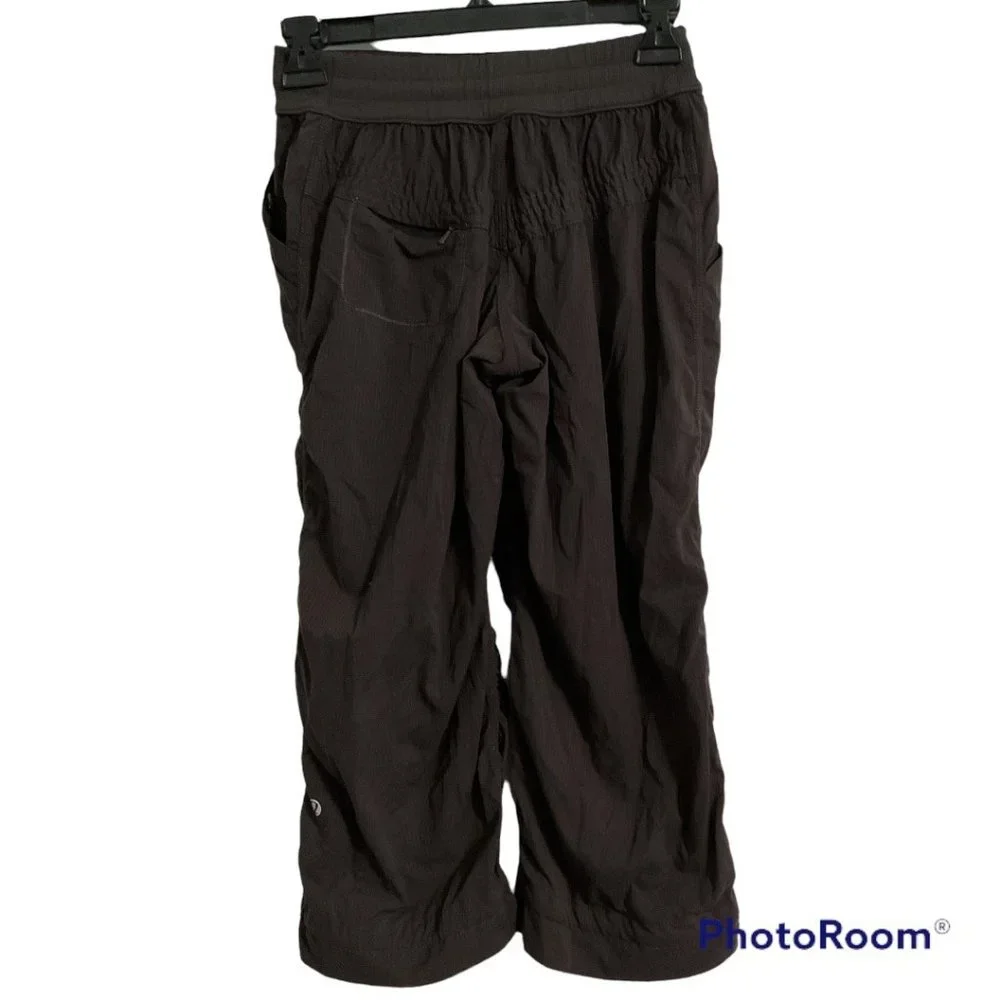 LULULEMON Pants Dance Studio Crop Size 4 Pull On Grey - Picture 2 of 7